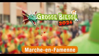 Carnaval Grosse Biesse de MarcheenFamenne en 2024 [upl. by Ased]