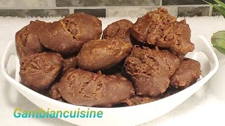 How to make Pankett Bene Dugub  millet puff puff Gambian style [upl. by Woolley448]