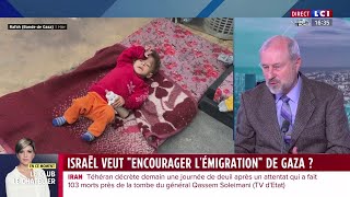 Israël veutil quotencourager lémigrationquot de Gaza [upl. by Rosalyn]