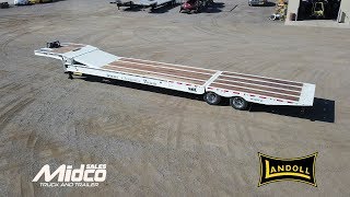 Landoll 930 Traveling Tail Trailer  2020 Landoll 930E5115 [upl. by Alaunnoif534]