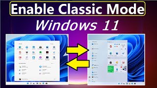 How to change Windows 11Start menu to classic view  Windows 11 Classic start menu  startmenu [upl. by Aihpled]