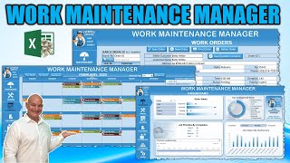 How To Create A Work Maintenance Manager With Dashboard amp Scheduler In Excel Free Download [upl. by Kremer]