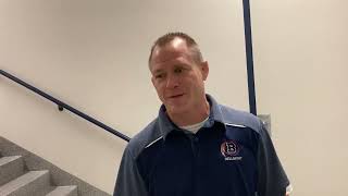 Head Coach Tim Myers of the Bellmont Braves [upl. by Lilli]