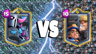 PEKKA  2x MINI PEKKA Vs MEGA KNIGHT  LITTLE PRINCE  3V3 [upl. by Yrrap582]