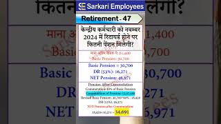 Retirement  047 Pension in Nov 2024 [upl. by Saenihp]