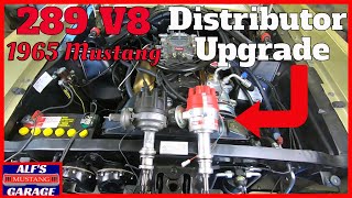 How to replace your distributor  289 Ford  1965 Mustang  with a Mallory Unilite Distributor [upl. by Nreval]