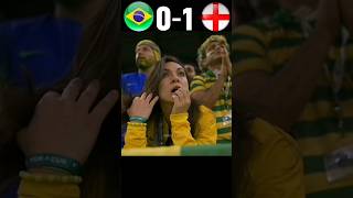 Brazil vs England Fifa world cup Semi final peanalty shootout highlights football shorts youtube [upl. by Adnilra]