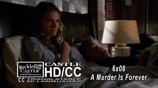 Castle 6x08 quotA Murder Is Foreverquot Bedroom Scene Castle amp Beckett She Hates Linus the Lion HDCC [upl. by Aylmar]