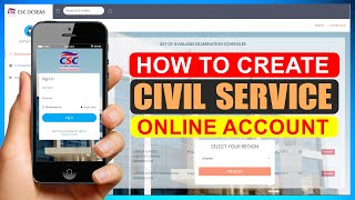 HOW TO CREATE CIVIL SERVICE ACCOUNT ONLINE [upl. by Arimas906]