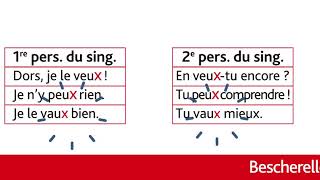 Quelles sont les particularités de « pouvoir » « vouloir » « valoir » au présent [upl. by Lefty]