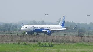 Landing on Kazi Nazrul Islam Airport Andal ©MyGeoRuben  UKHRA  ANDAL  DURGAPUR  ASANSOL [upl. by Avera]