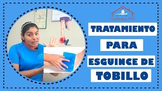 Tratamiento de tobillo inflamado por un esguince de tobillo👣 grado 12 o 3😖 [upl. by Theresita]