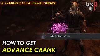 Balance Crank in St Frangelico Cathedral Library  SECRET LOCATION  Lies of P [upl. by Genie]