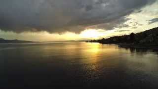 Montreux Riviera from above  Switzerland [upl. by Nuahsel781]