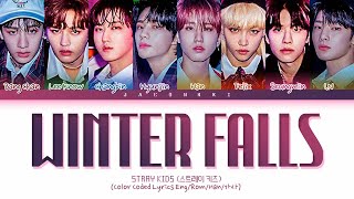 Stray Kids  Winter Falls 1 HOUR With Lyrics  스트레이 키즈 Winter Falls 1시간 가사 [upl. by Hgielak801]