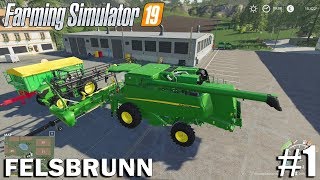 GETTING STARTED Felsbrunn  Timelapse 1  Farming Simulator 19 [upl. by Plante]