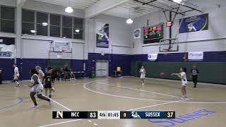 NJCAA Womens Basketball  Sussex vs Northampton [upl. by Kym142]