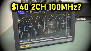 EEVblog 1317  140 2CH 100MHz Fnirsi Tablet Oscilloscope Review [upl. by Seldan]