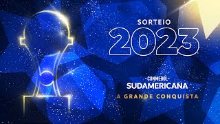 AO VIVO  SORTEIO DO PLAYOFF DAS OITAVAS DE FINAL  CONMEBOL SUDAMERICANA 2023 [upl. by Heer895]