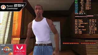 GTA San Andreas Gameplay  AMD Ryzen 3 3200U Vega 3 [upl. by Elawalo]