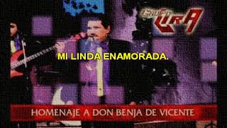 LINDA ENAMORADA GRUPO LIRA KARAOKE [upl. by Garap]