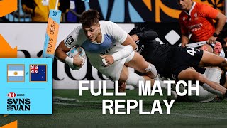 Los Pumas Triumph  Argentina vs New Zealand  Mens Final  Vancouver HSBC SVNS  Full Match [upl. by Zingg]