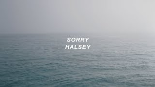 sorry  halsey lyrics [upl. by Heid]