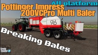 Pottinger Impress 200VCP  New mod for all platforms on FS22 [upl. by Eelsnia]