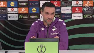 Mister Palladino e Colpani Conferenza stampa verso StGallen vs Fiorentina [upl. by Gonzales]