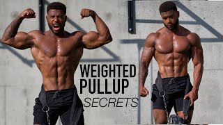 GET A STRONGER WEIGHTED PULLUP TECHNIQUE REVEALED [upl. by Nnalorac832]