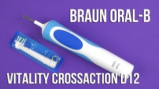 Распаковка BRAUN ORALB Vitality CrossActionD12 [upl. by Heman951]