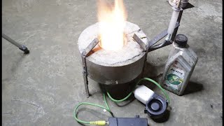 How to make a oil stove  DIY Homemade oil stovehow oil diy [upl. by Htomit]