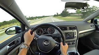 2017 VW Golf SportWagen 18T S 4MOTION  POV Test Drive [upl. by Ignacius]