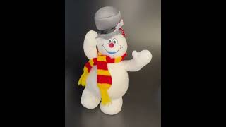 Hallmark Animated Dancing Frosty the Snowman  Put His Hat on His Head To Make Him Dance Around [upl. by Elleinet]