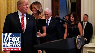 Trump speaks at White House Hanukkah reception [upl. by Shyamal]