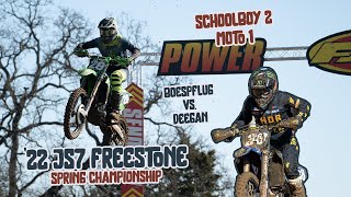 Deegan vs Boespflug in Schoolboy 2 at Js7 Freestone [upl. by Ahsieuqal61]