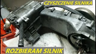 CZYSZCZENIE SILNIKA ORAZ ROZBIERANIE 152QMI Z OLX 4T 125 SKUTER CZ1 [upl. by Analeh202]