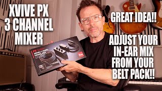 Xvive PX Portable 3Channel Personal Mixer Review amp Demo  adjust your InEar mix from the belt pack [upl. by Layne]