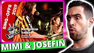 MIMI amp JOSEFIN  CREEP quot Radioheadquot  The Voice Kids 2019║REACTION [upl. by Aliuqehs]