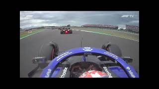 Nicholas Latifi onboard start British GP 2022 [upl. by Dnomsad]