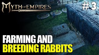 Resurrecting Horses Breeding Rabbits And Farming  Myth Of Empires Part 3 [upl. by Alleb]