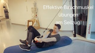 Top Seilzug Übungen für Bauchmuskel Sixpack Training [upl. by Anastasio202]