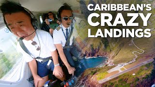 World’s Shortest Runway Landing  Caribbean’s Extreme Flight [upl. by Dnalerb]