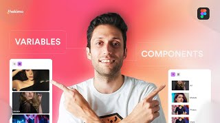 Change component variants with variables  Advance Figma prototyping [upl. by Zaneski]