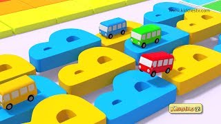 Wheels on the Bus Alphabets Rhyme  round and round  Kindergarten  Parents  Preschool Kiddiestv [upl. by Edgell536]