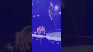 Madonna falls off chair during Celebration tour performance in Seattle Washington [upl. by Nomal]