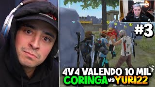 SEGUNDA E TERCEIRA PARTIDA do 4V4 CORINGA vs YURI22 ep 3 [upl. by Needan]