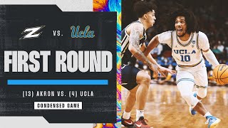 UCLA vs Akron  First Round NCAA tournament extended highlights [upl. by Camile]