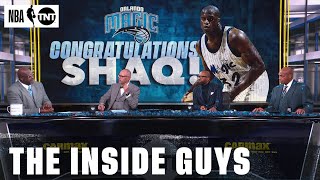 Shaq Becomes The First Orlando Magic Player To Have Their Jersey Retired 3️⃣2️⃣ 🪄  NBA on TNT [upl. by Tomlinson]