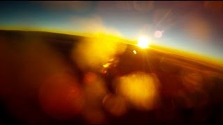 Stratos eye  Sunrise view from the stratosphere 31500 m GoPro HD AtmosphericSpace Balloon [upl. by Nodgnal]